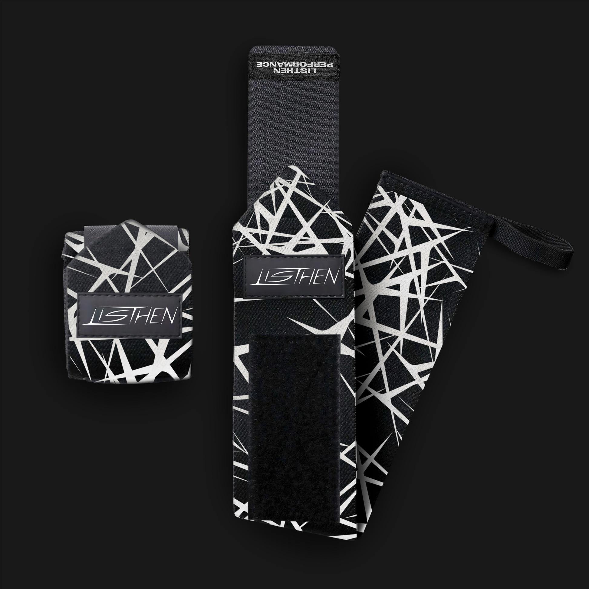 Polsini Myfitsport67 Per Palestra - Fasce Elastiche Con Laccio Per Pollice, Ideali Per Sollevamento Pesi E Crossfit (Nero) - Foto 13